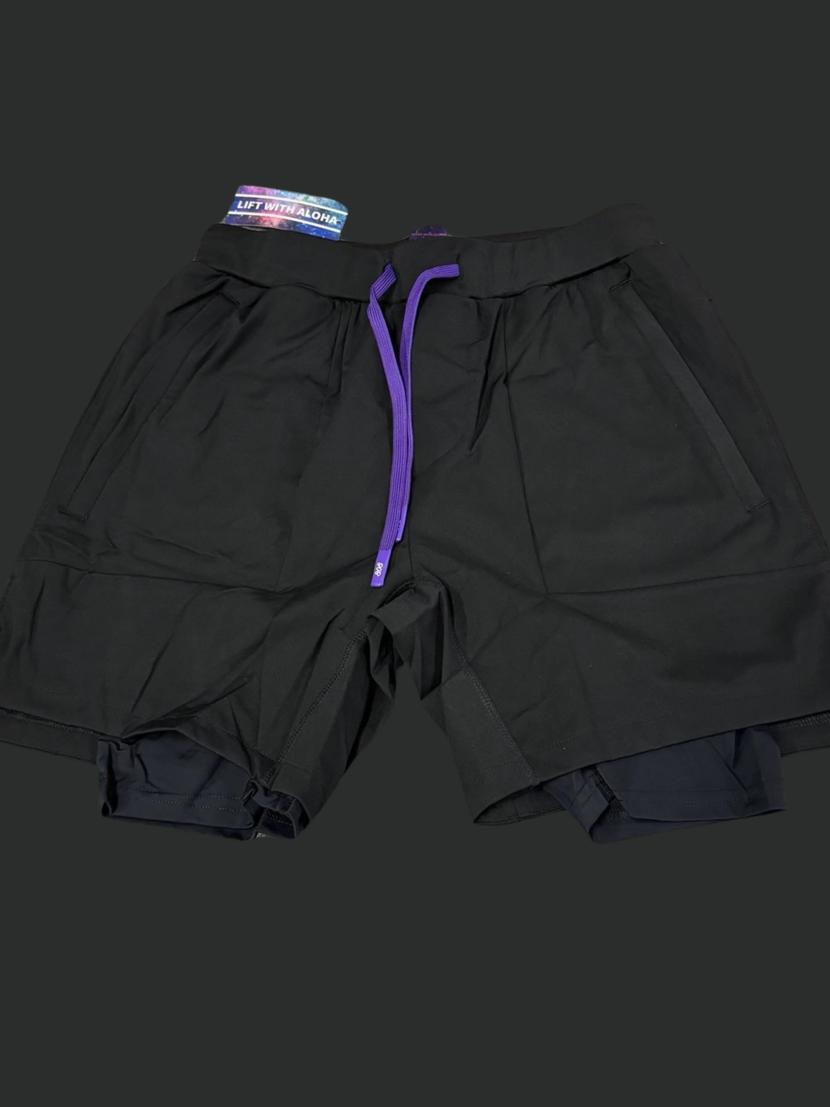 The Stingrays 2.0: Black, Black Liner, Premium 6" Shorts Second Edition