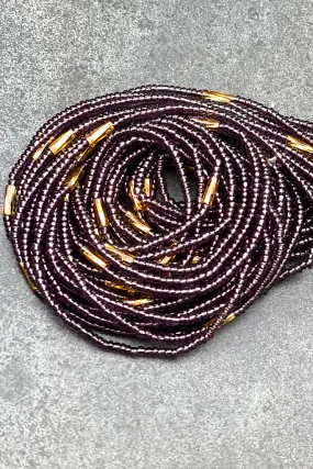 Tranquil Amethyst Tie On Waist Beads