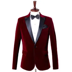 Tuxedo Slim Fit Blazer Suit Jacket