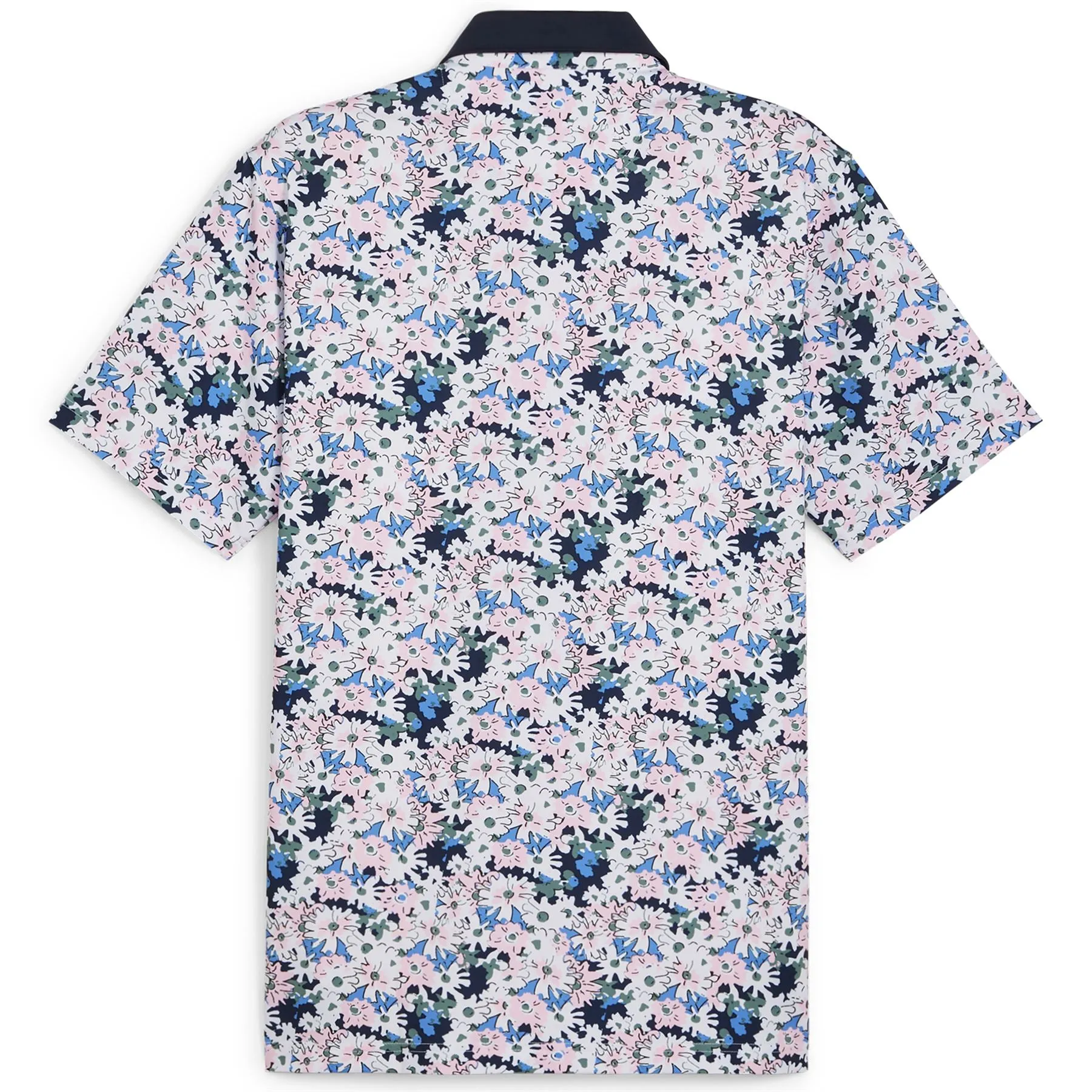 x AP Floral Polo White/Navy - SS24